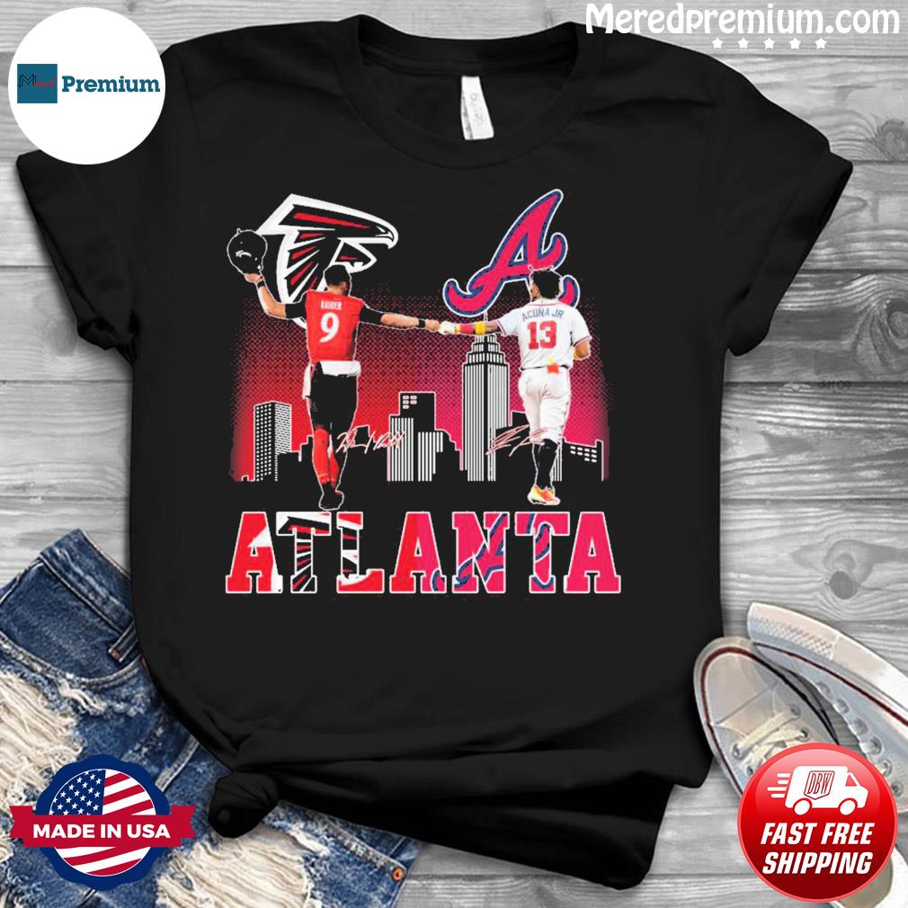 Atlanta Falcons Ridder And Braves Acuna Jr City Champions shirt, hoodie,  sweater and long sleeve