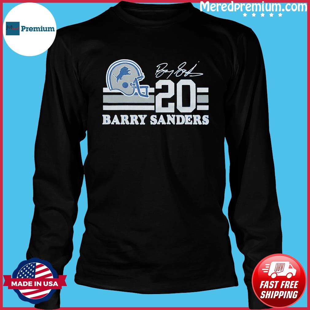 Official detroit Lions Barry Sanders 20 Shirt, hoodie, sweater, long sleeve  and tank top