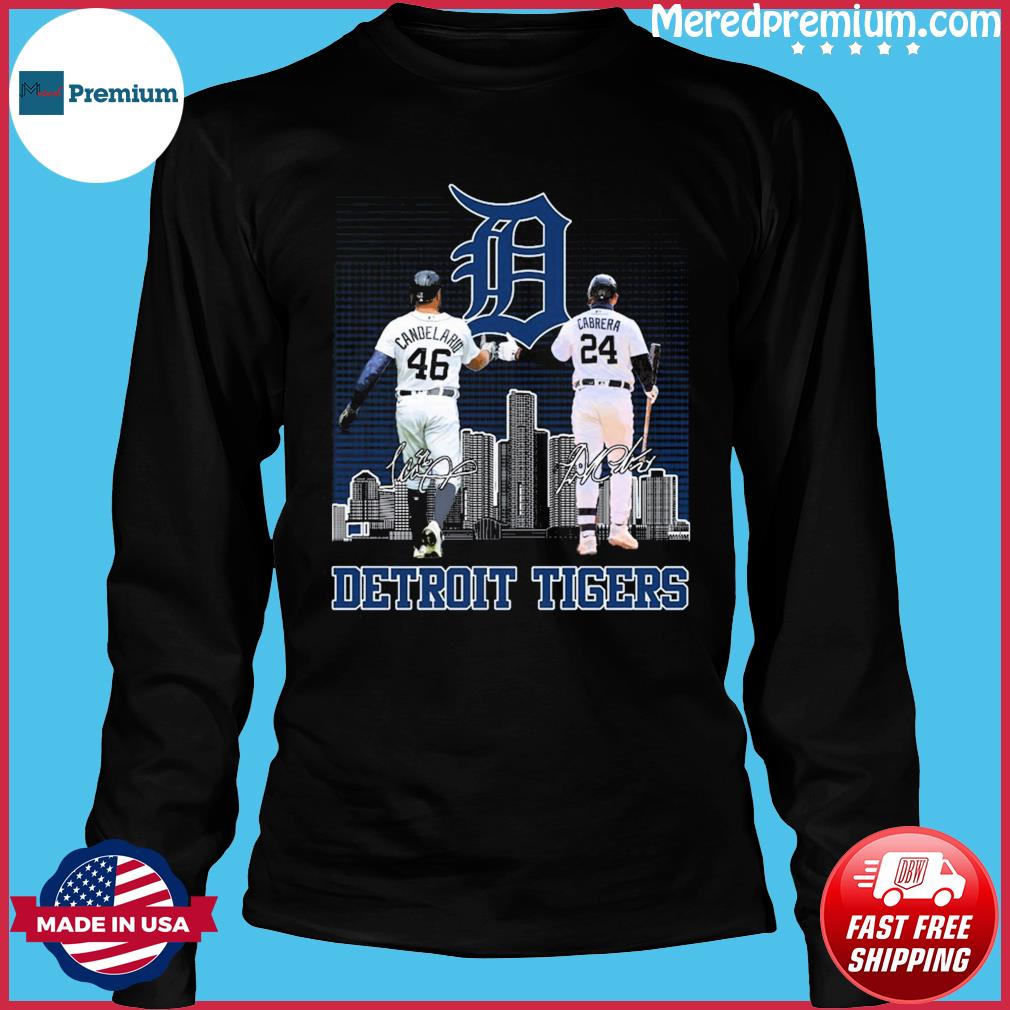 Detroit Tigers Miguel Cabrera Skyline 2023 Signature shirt, hoodie