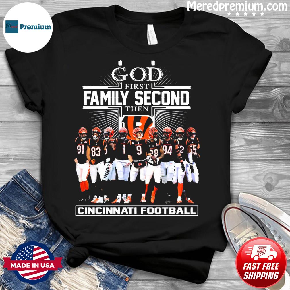 Cincinnati Bengals NFL Personalized God First Family Second