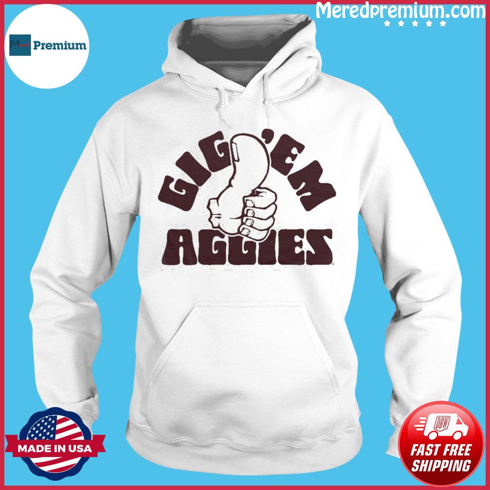 Thanks and gig 'em Texas shirt, hoodie, sweater, long sleeve and tank top