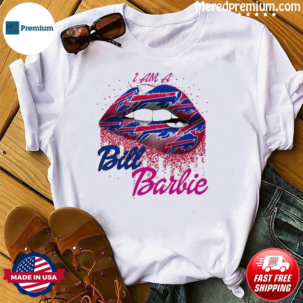 Lip Buffalo Bills I Am A Bill Barbie Shirt, hoodie, sweater, long