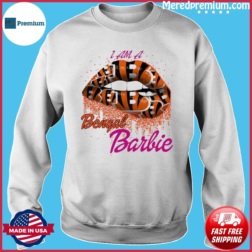 Lips Cincinnati Bengals Barbie 2023 Shirt