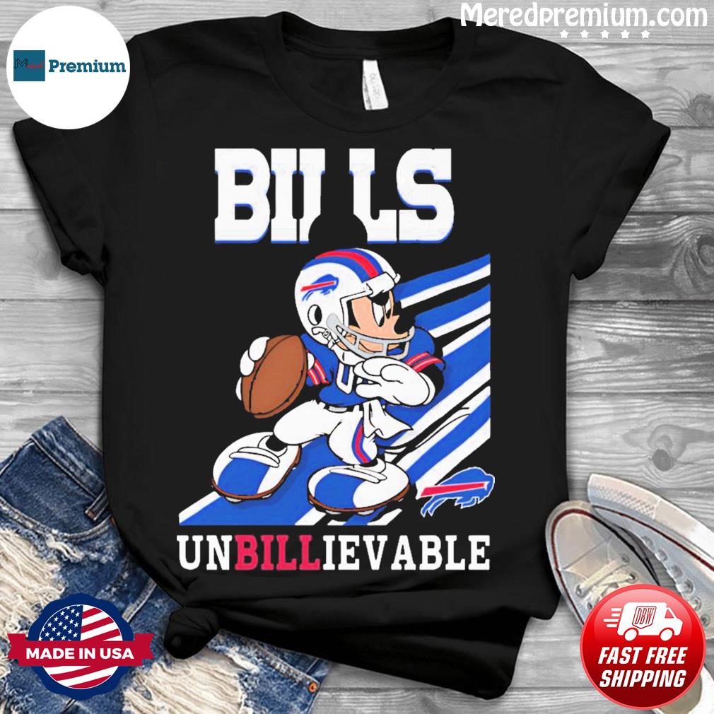 Mickey Mouse Buffalo Bills Unbillievable Shirt, hoodie, sweater, long  sleeve and tank top