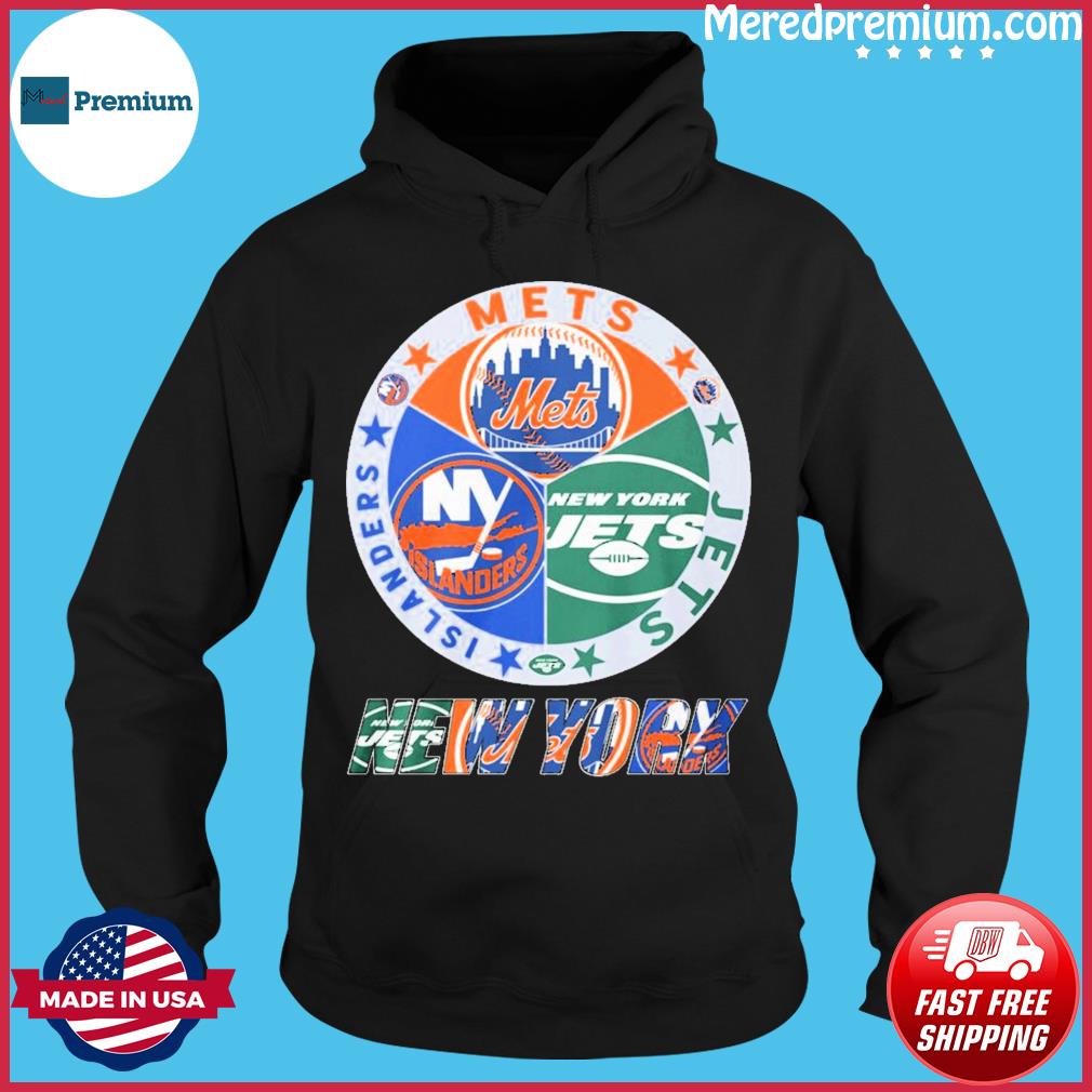 Nice new york mets jets islanders Logo shirt