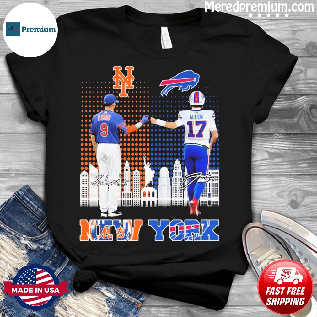 New York 2023 Aaron Judge And Josh Allen Signatures Shirt