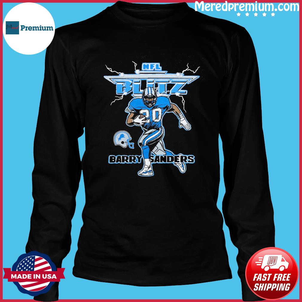 Barry Sanders Detroit Lions football vintage shirt, hoodie, sweater, long  sleeve and tank top