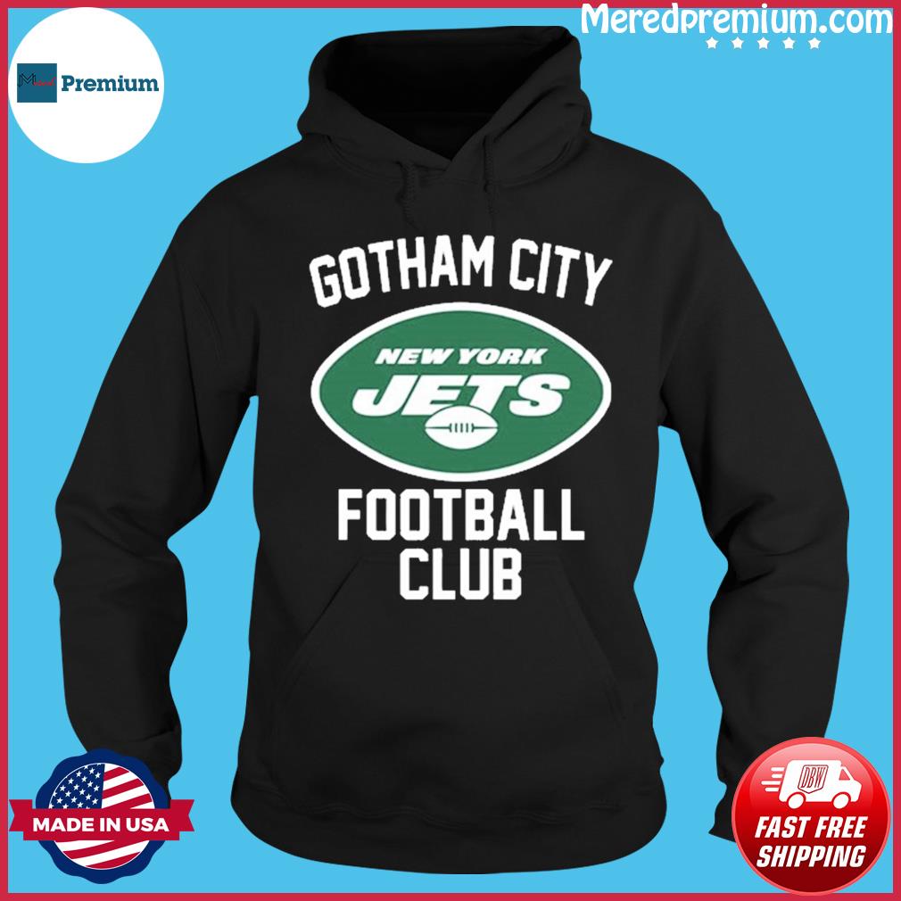 Retro Gotham City Jets Hoodie Sweatshirt Football Club New York Jets Fan  Gift - Family Gift Ideas That Everyone Will Enjoy