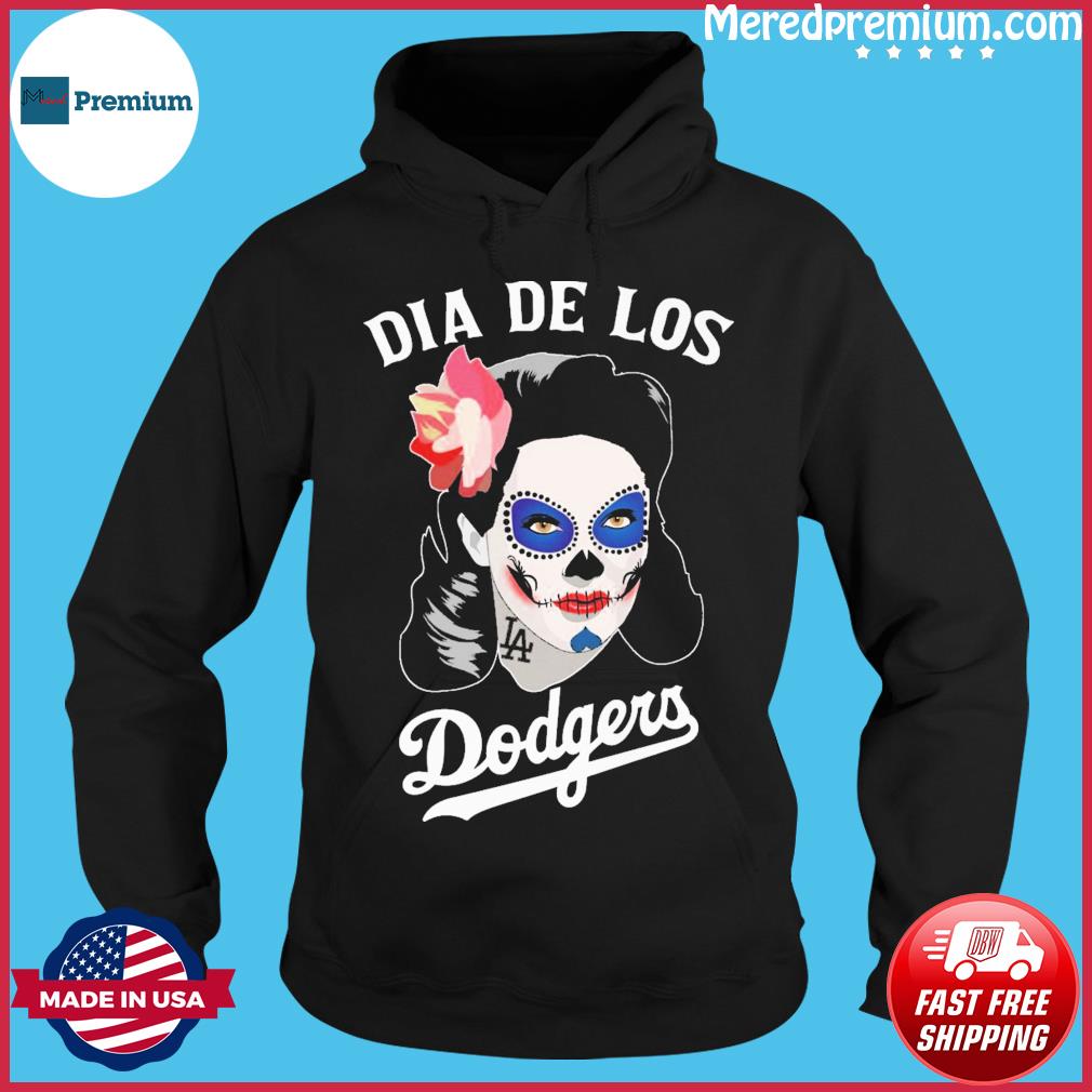 Official Los Angeles Dodgers Dia De Los Dodgers Skull Women Shirt, hoodie,  longsleeve, sweater