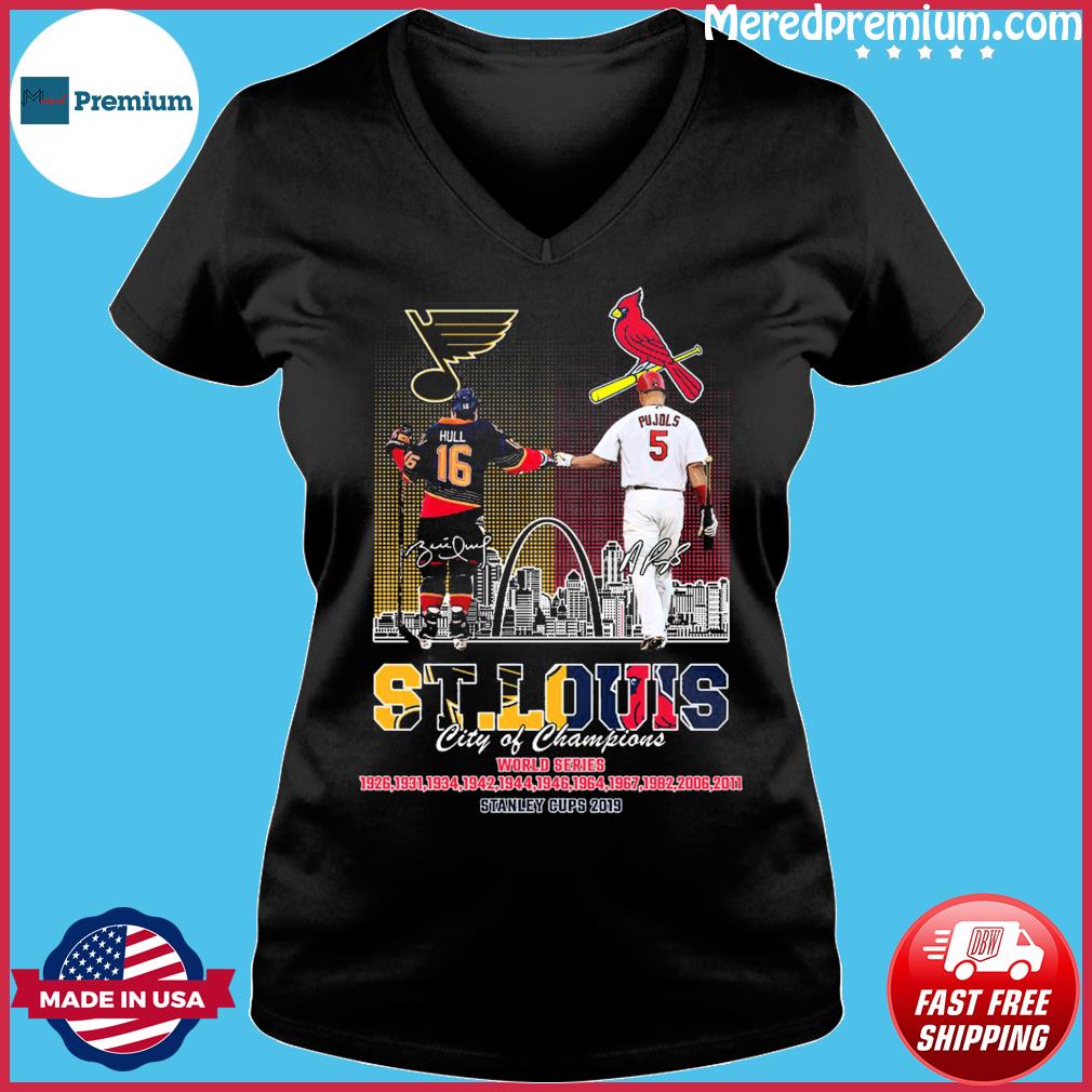 American St. Louis Cardinals St. Louis Blues T-Shirt - TeeNavi