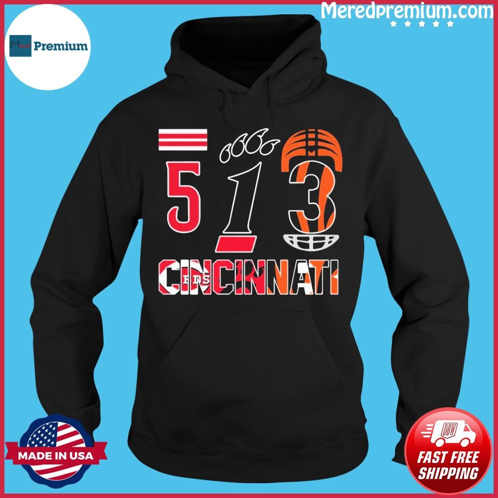 Best Ohio 513 Cincinnati Bengals shirt, hoodie, sweater and long sleeve