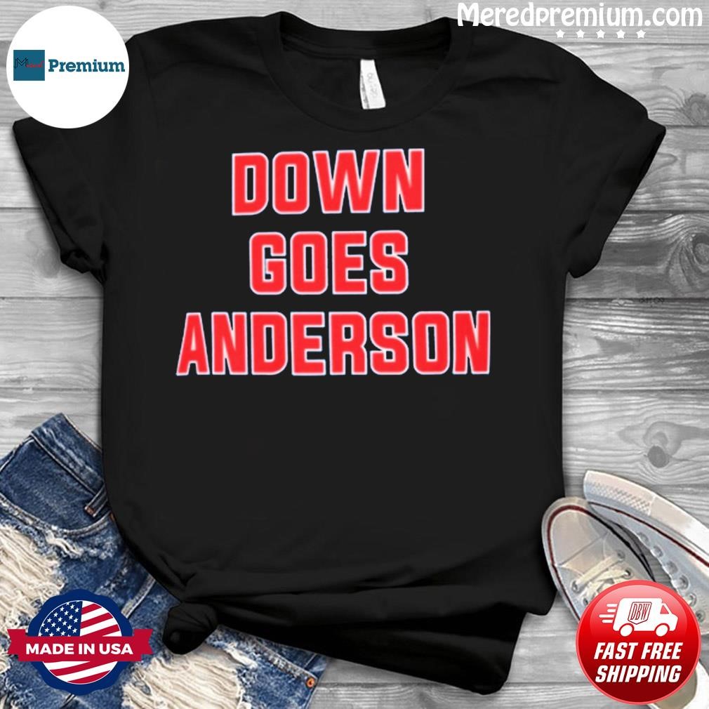 Down Goes Anderson Shirt Jose Ramirez Tim Anderson Shirt Jose