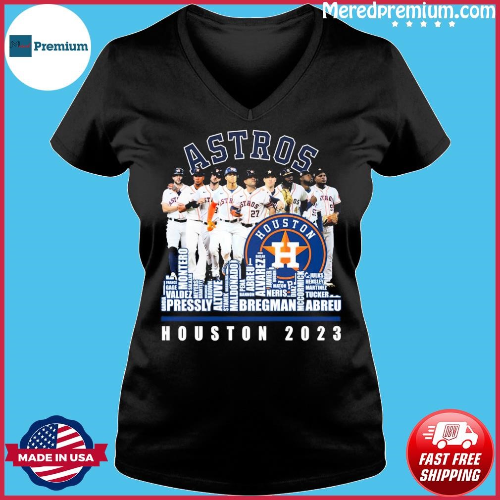 Real Women Love Baseball Smart Women Love The Houston Astros Players 2023  Signatures shirt, hoodie, sweater, long sleeve and tank top