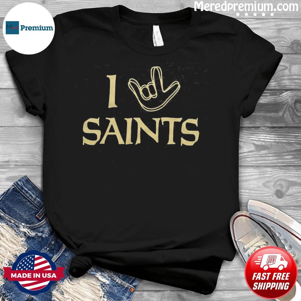 I Love The Saints Mickey Mouse New Orleans Saints Premium Men's T