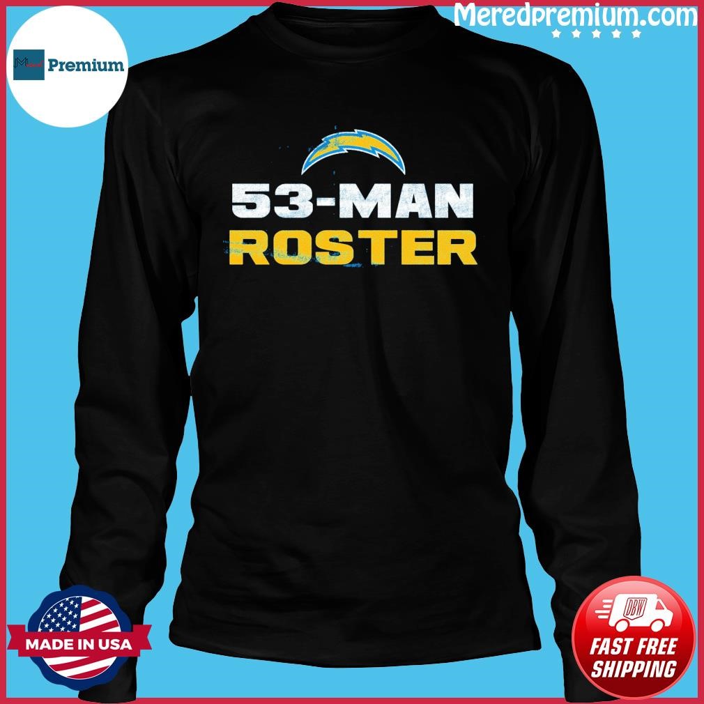 Los Angeles Chargers 53 Man Roster Shirt - Limotees