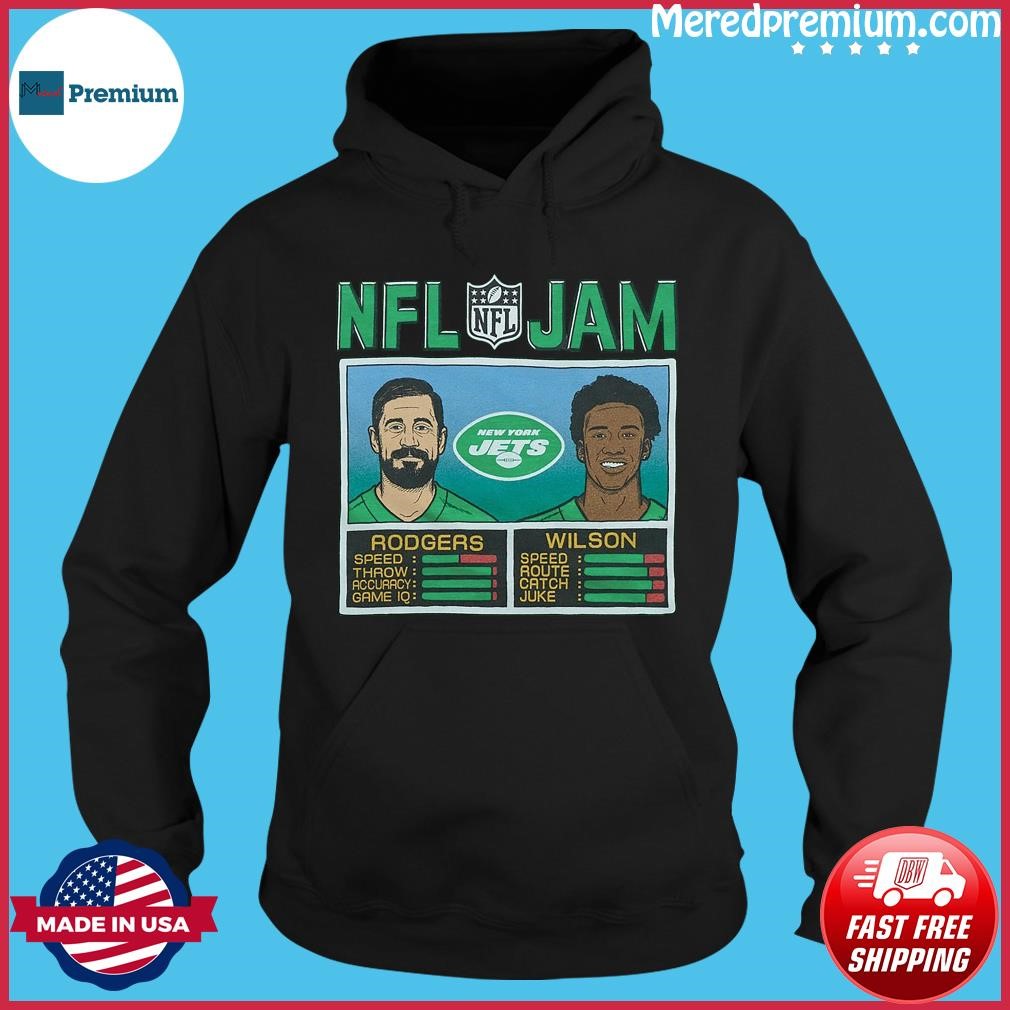 Rodgers and Wilson NFL Jam New York Jets shirt, hoodie, sweater, long  sleeve and tank top