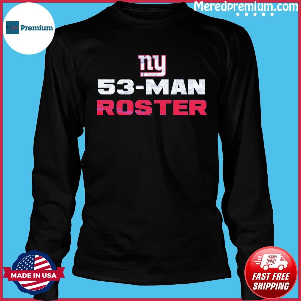 New York Giants 53 Man Roster Shirt