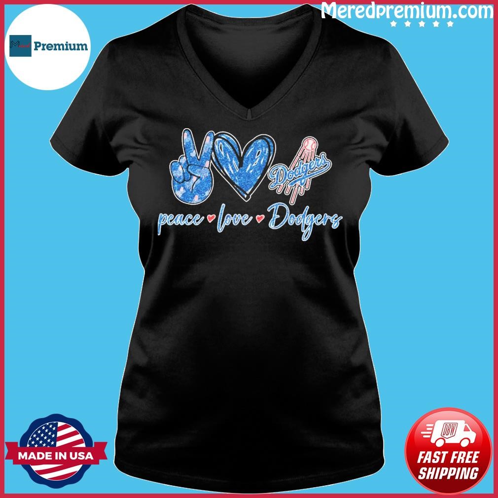 Peace Love Los Angeles Dodgers shirt, hoodie, sweater, long sleeve