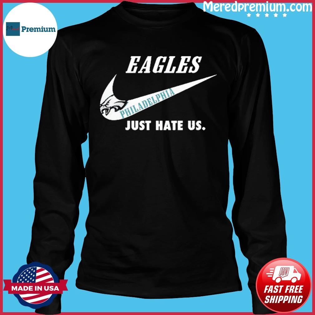 Philadelphia eagles just hate us signatures 2023 T-shirt, hoodie, sweater,  long sleeve and tank top