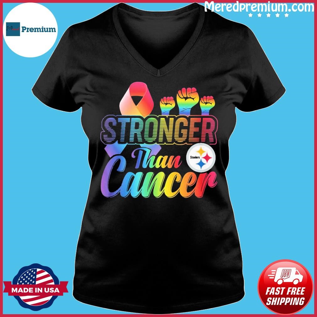 Pittsburgh Steelers Stronger Than Cancer 2023 Shirt, hoodie, sweater, long  sleeve and tank top