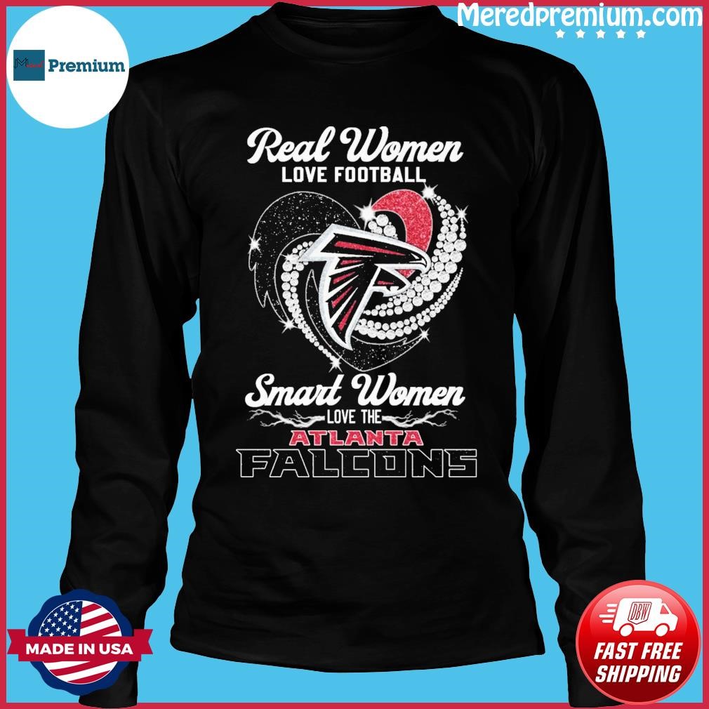 Real Women Love Football Smart Women Love Atlanta Falcons Diamond