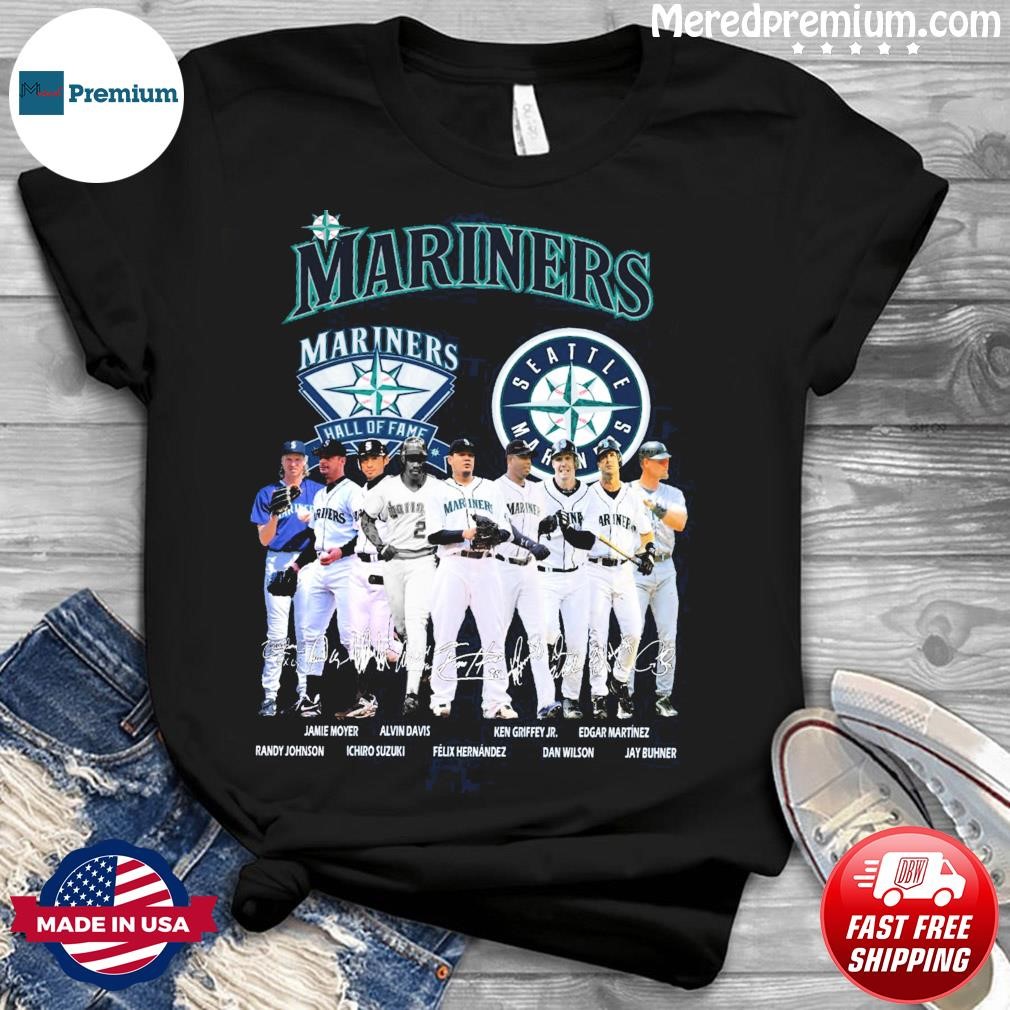 Seattle Mariners Legends Players Hall Of Fame Signatures Shirt, hoodie,  sweater, long sleeve and tank top