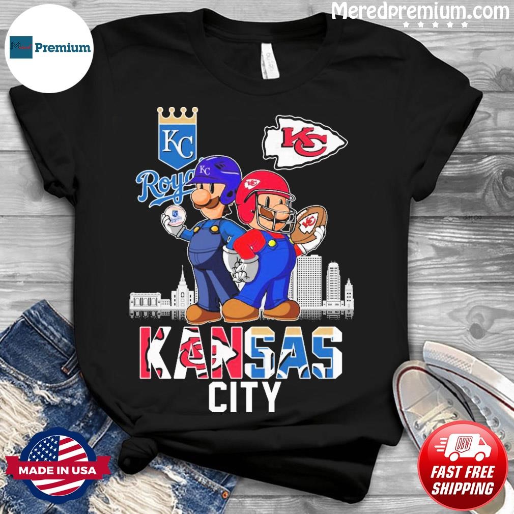 Design kansas City Royals And Chiefs Super Mario 2023 Shirt, hoodie,  sweater, long sleeve and tank top