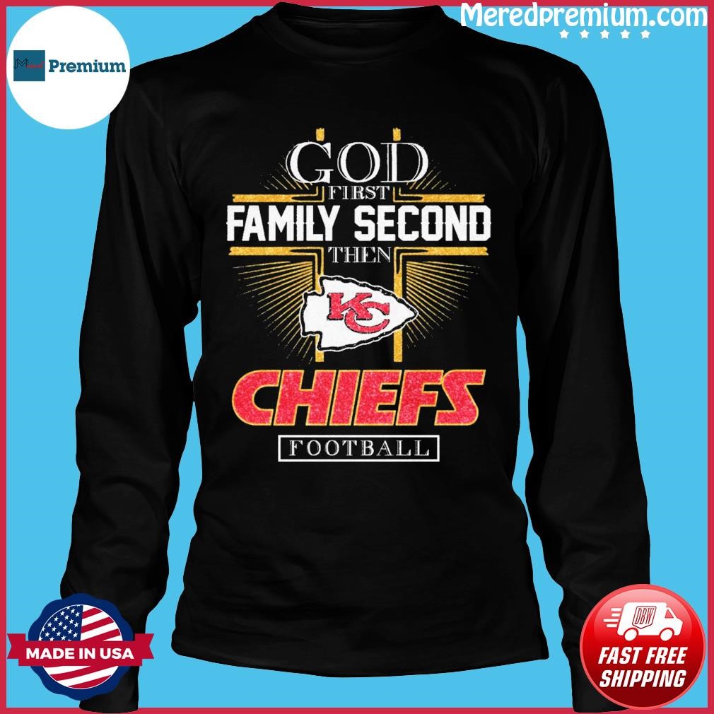 Kansas City baseball - God first, family second' Women's Premium Longsleeve  Shirt