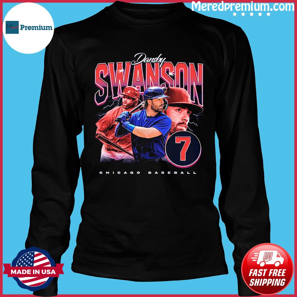 Dansby Swanson Chicago Cubs retro 90s Lightning shirt, hoodie, sweater,  long sleeve and tank top