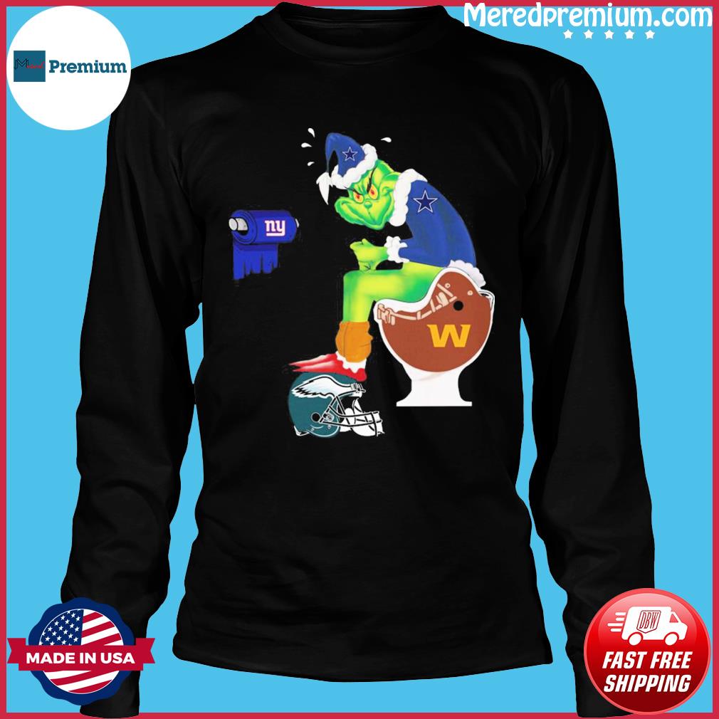 Funny The Grinch Washington Commanders Dallas Cowboys Shirt - Teespix -  Store Fashion LLC