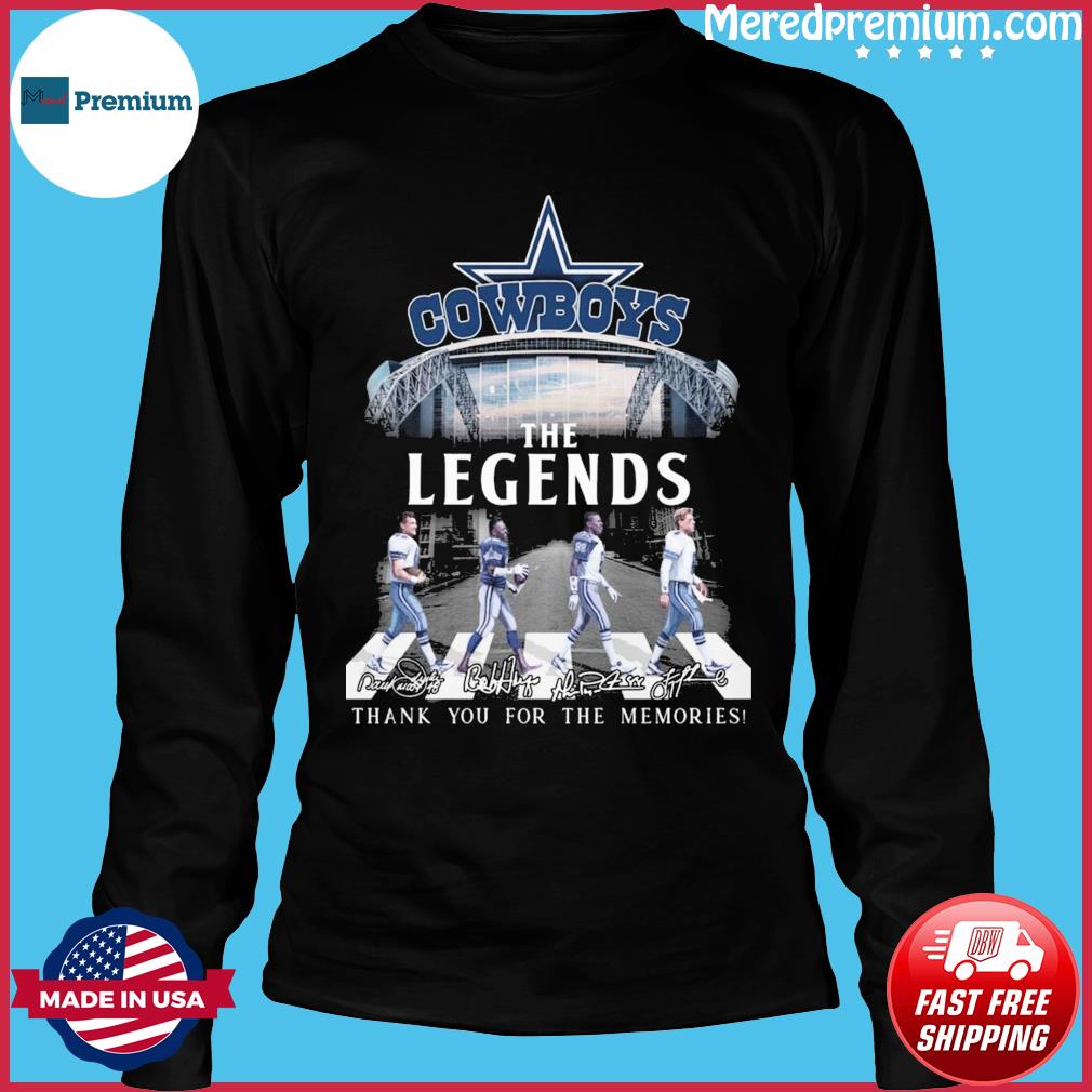 Dallas Cowboys The Legends Thank You For The Memories T-Shirt, hoodie,  longsleeve, sweatshirt, v-neck tee