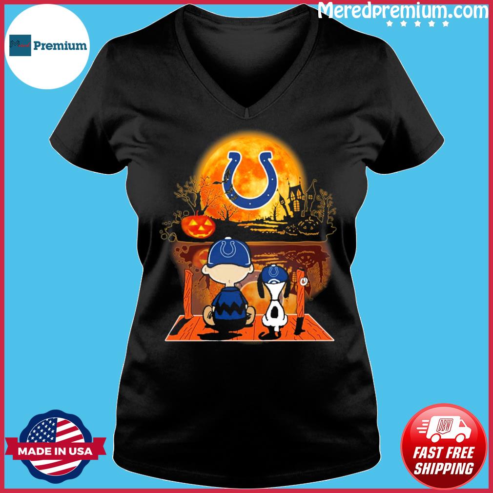 Charlie Brown And Snoopy Dog Watching City Indianapolis Colts Shirt, hoodie,  sweater, long sleeve and tank top