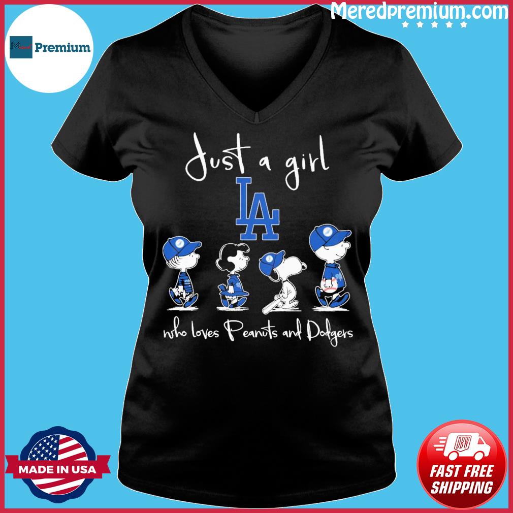 This Girl Loves Usa And Los Angeles Dodgers Los Angeles Her Dodgers 4th Of July  Shirt, hoodie, sweater, ladies v-neck and tank top