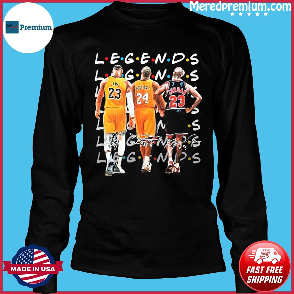 Kobe Bryant Michael Jordan and LeBron James Legends Friends