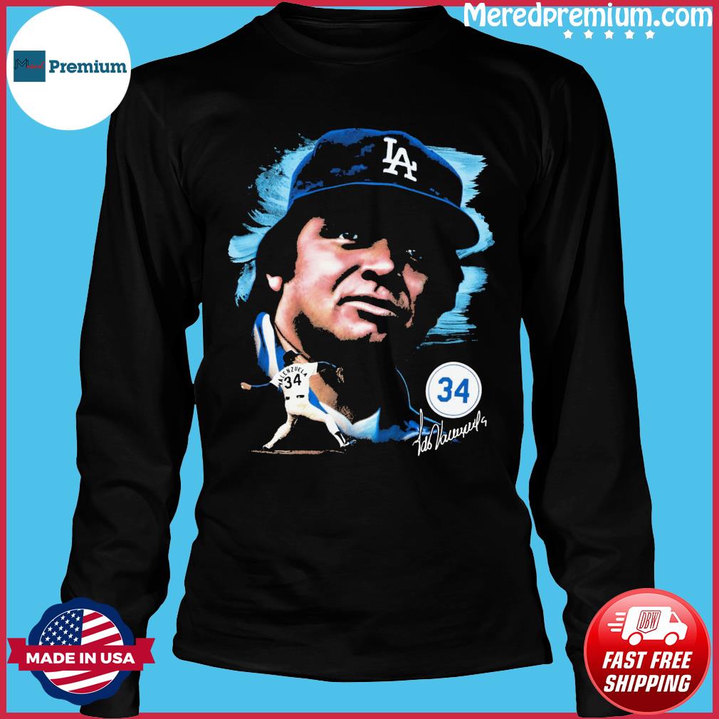 Los Angeles Dodgers Fernando Valenzuela 34 Vintage Shirt, hoodie, sweater,  ladies v-neck and tank top