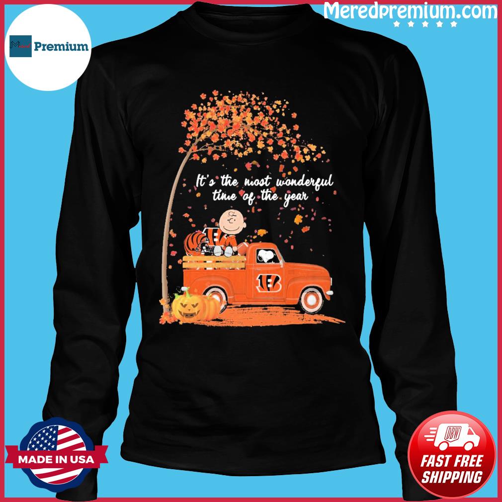 Snoopy and Charlie Brown Cincinnati Bengals happy Halloween 2023 shirt,  hoodie, sweater, long sleeve and tank top