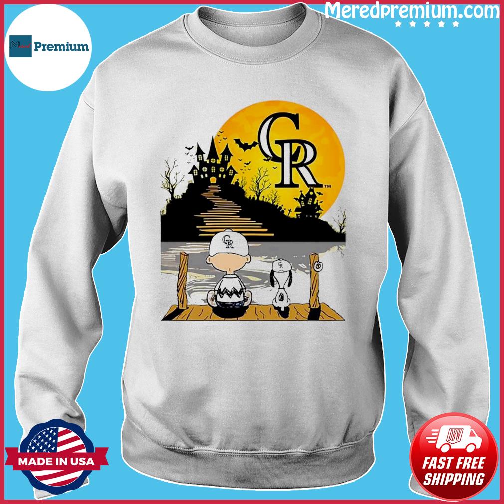 Snoopy Charlie Brown Sit Under Moon New York Yankees Halloween