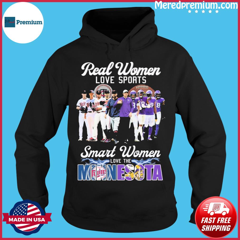 Smart Women Love Minnesota Vikings Shirt, hoodie, longsleeve