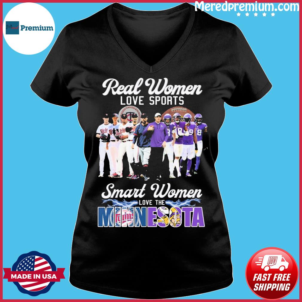 Smart Women Love Minnesota Vikings Shirt, hoodie, longsleeve