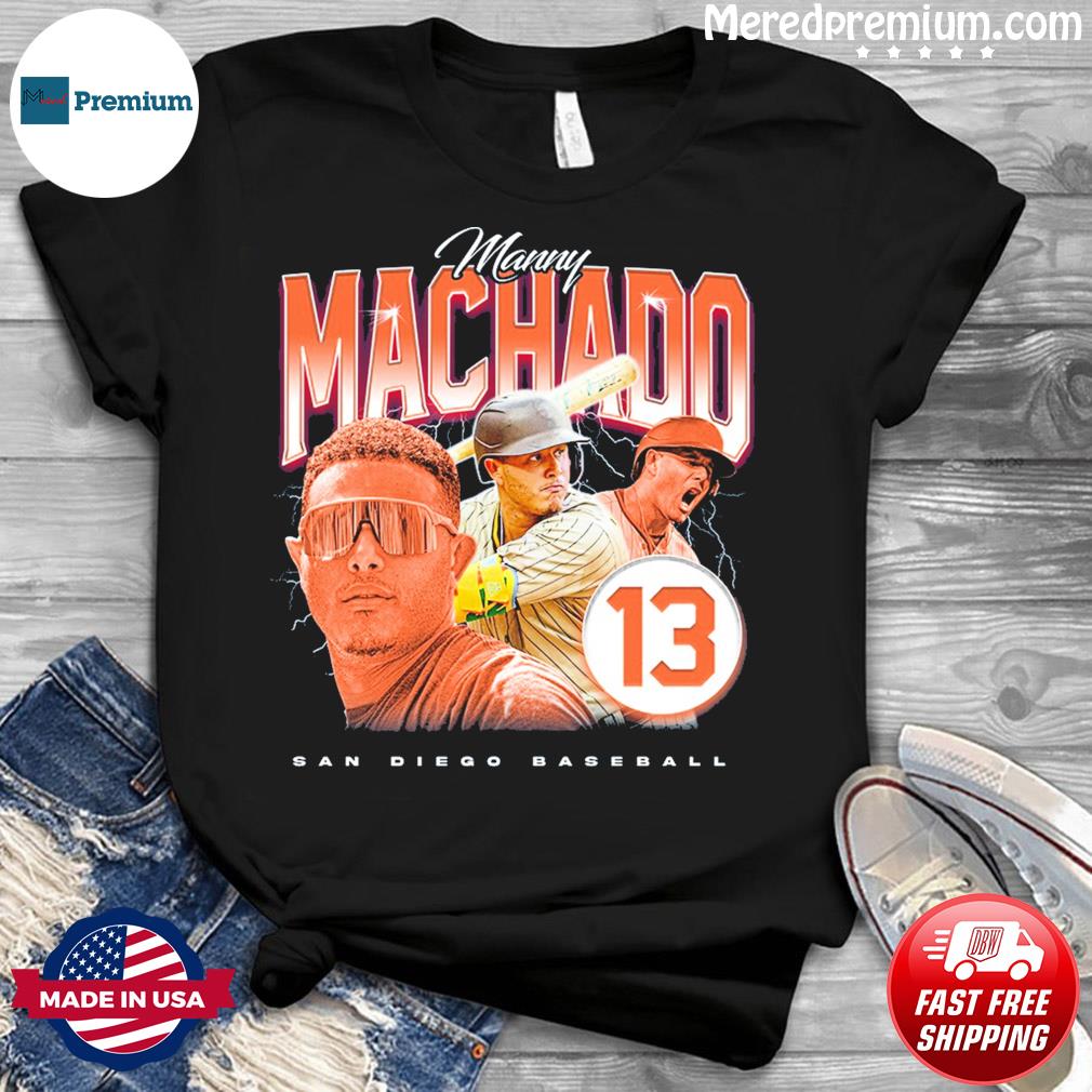 Manny Machado Retro '90s 13 San Diego baseball shirt, hoodie, sweater, long  sleeve and tank top