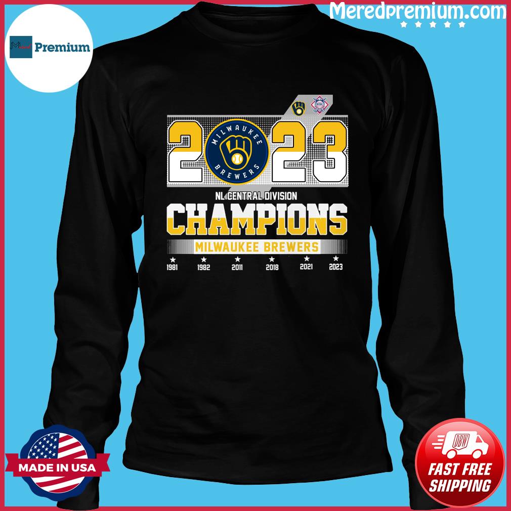 Milwaukee Brewers Yellow and Blue heart 2023 shirt, hoodie, sweater, long  sleeve and tank top