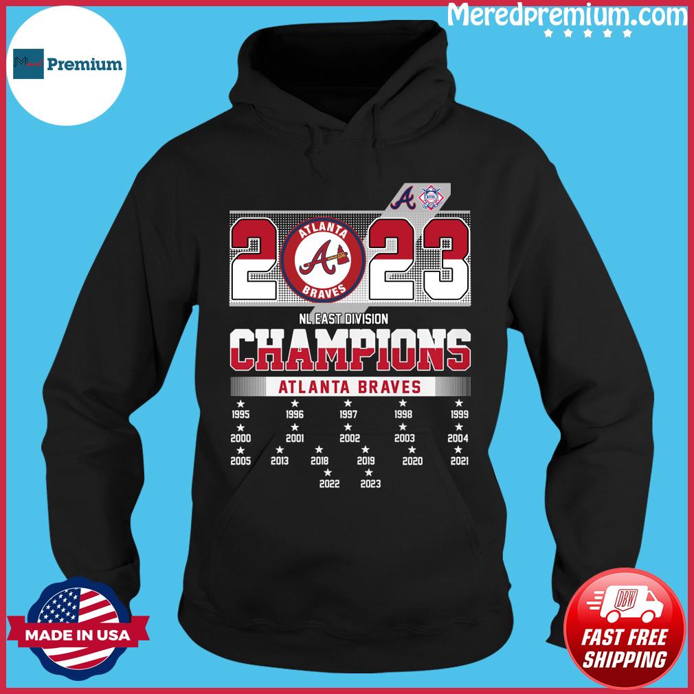 Official atlanta braves 2023 nl east Division champions shirt, hoodie,  sweatshirt for men and women