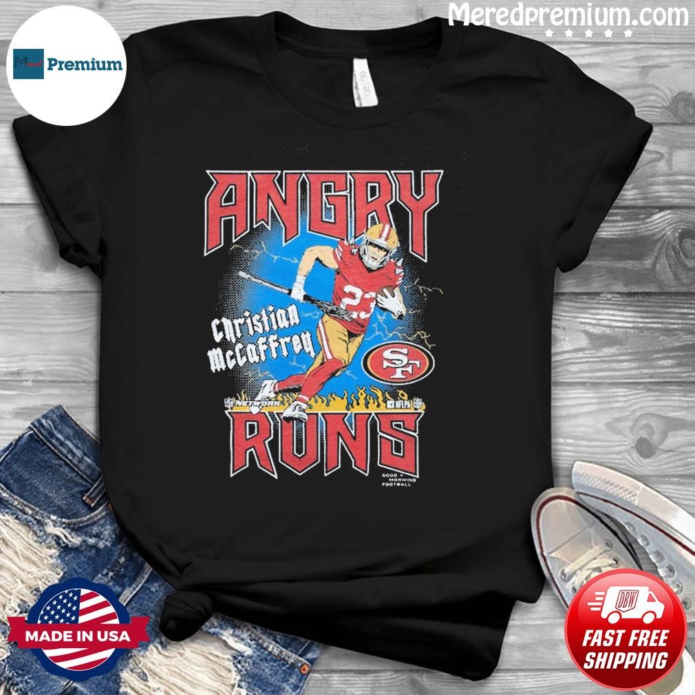 Angry Runs 49ers Christian McCaffrey shirt, hoodie, sweater, long sleeve  and tank top