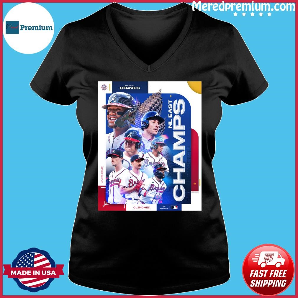 Official Atlanta Braves 2023 Postseason NL East Division Champions  Signatures t-shirt, hoodie, sweater, long sleeve and tank top