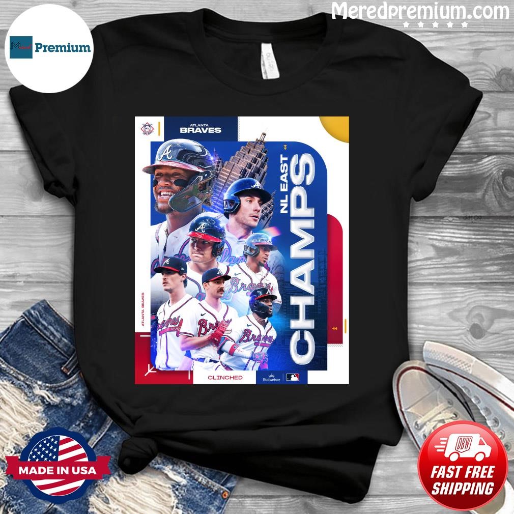 Official The Braves NL East Champions 2022 Signatures Shirt, hoodie,  sweater, long sleeve and tank top