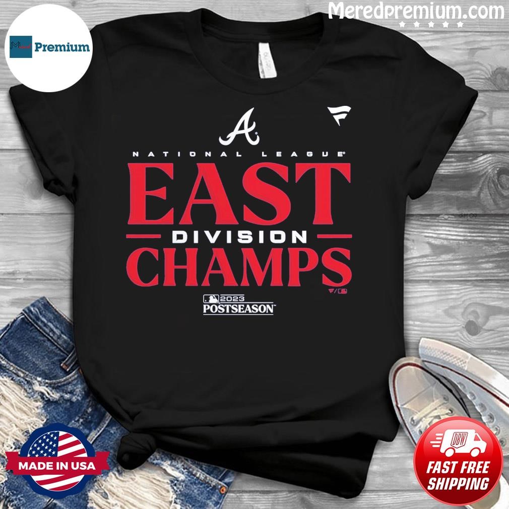 Atlanta Braves National League East Division Champions 2023 Postseason Shirt  - Yesweli