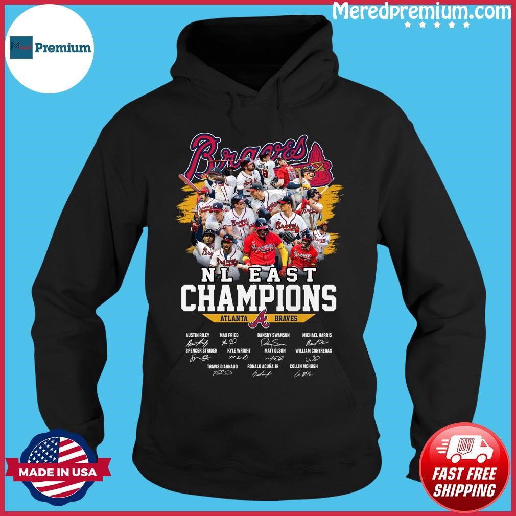 Atlanta Braves nl east division Champions 2020 signatures shirt, hoodie,  sweater, long sleeve and tank top