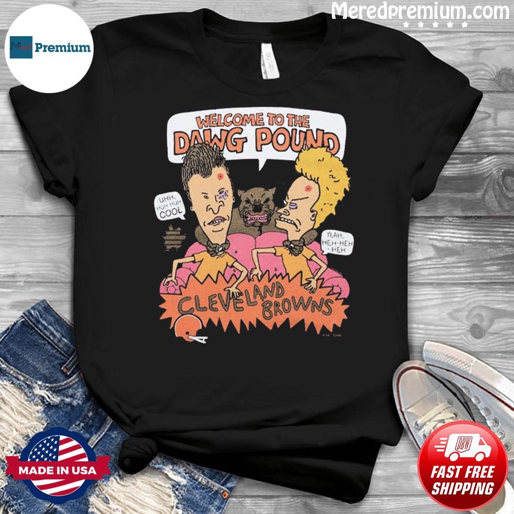 Beavis And Butthead X Cleveland Browns Dawg Pound Shirt, hoodie,  longsleeve, sweatshirt, v-neck tee