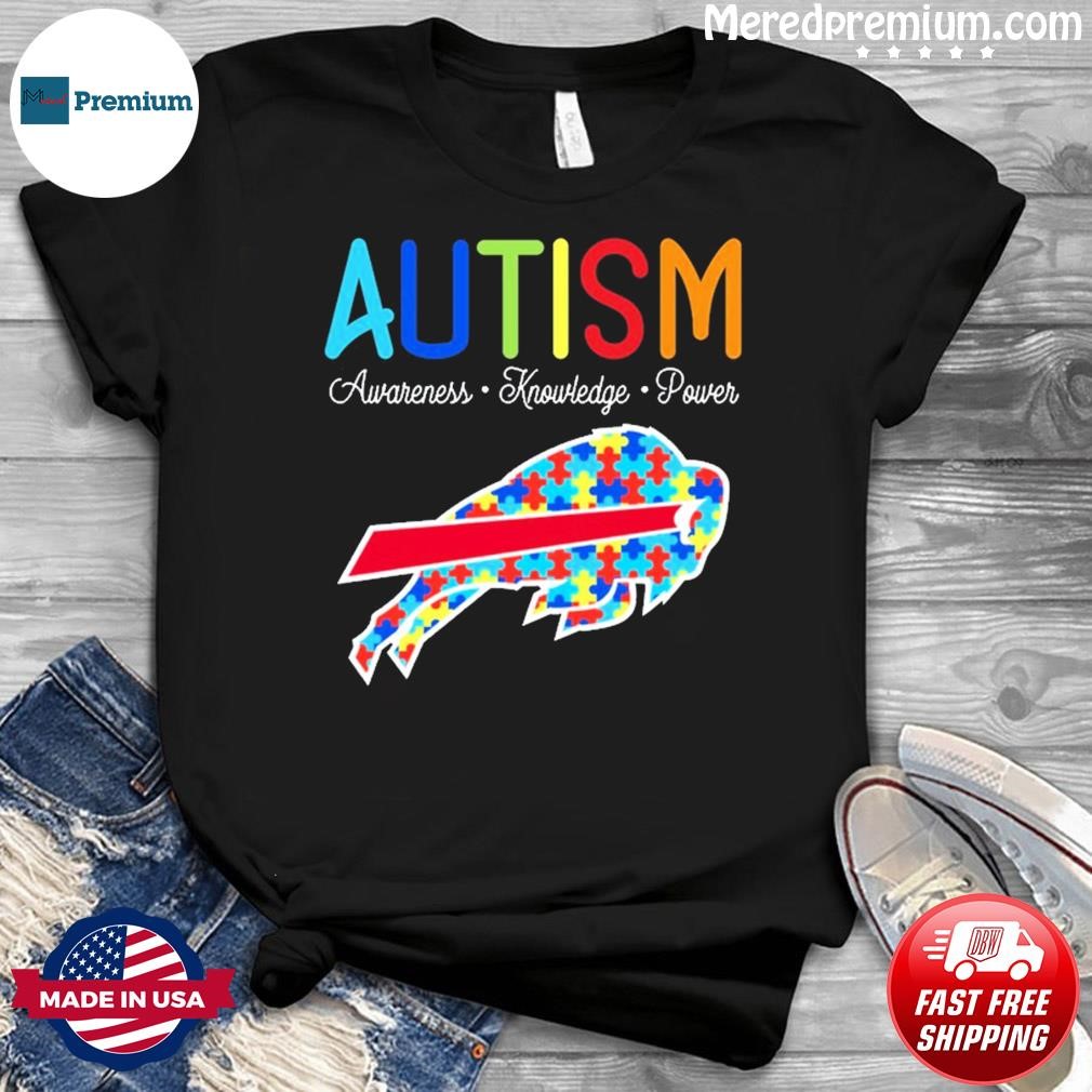 Buffalo Bills NFL Autism Awareness Personalized Hoodie T Shirt - Growkoc