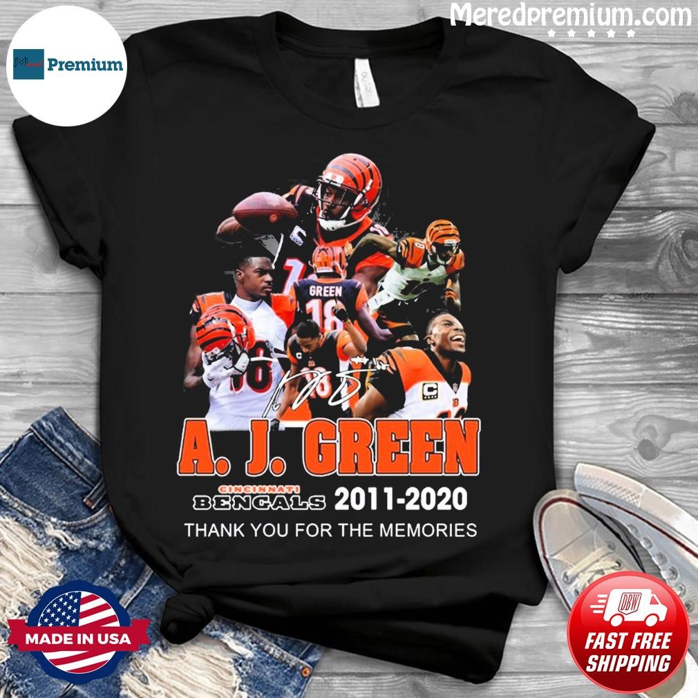 Cincinnati Bengals A. J. Green 2011 – 2020 Thank You For The